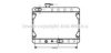 AVA QUALITY COOLING FT2022 Radiator, engine cooling